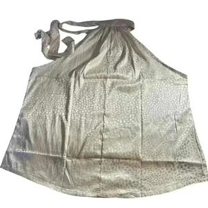 Miss Sparkling Xl Halter Top Beige NWT Women's New